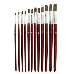 PINCEL MADERA CHATO N 4 X12