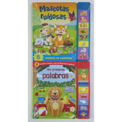 LIBROS MUSICALES PALABRAS/MASCOTAS/ANIMALES/UNICORNIOS