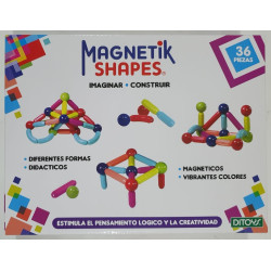 MAGNETIK SHAPES 36PZAS DITOYS 2862