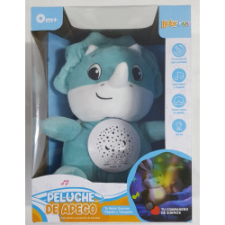 PELUCHE DINO CON LUZ Y SONIDO 56551