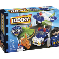 BLOCKY SUPER POLICIAS 70PZAS 0670
