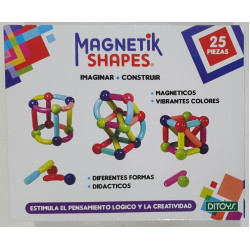 MAGNETIK SHAPES 25PZAS DITOYS 2861