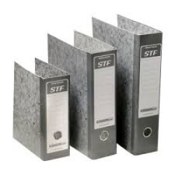 BIBLIORATO A-4/OF GRIS PERLA