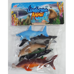 BOLSA DE ANIMALES MARINOS X5