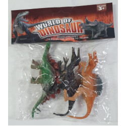 BOLSA DE DINOS X3 PZAS 54314