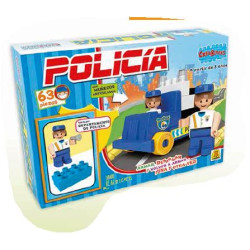 JUEGO CREABLOCKS POLICIA/BOMBEROS IMPLAS