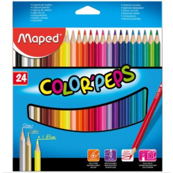 LAPICES MAPED X24LARGO EN ESTUCHE