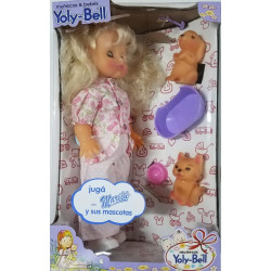 MUNECA YOLY BELL MARILU SUS MASCOTAS 326