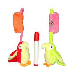 PELUCHE SONAJERO LOROS 2430