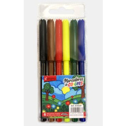 MARCADORES DE COLORES X6 KATANA