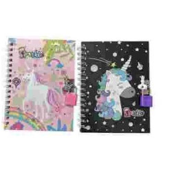 DIARIO INTIMO UNICORNIO  CON CANDADO
