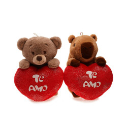 ANIMALES CON CORAZON 18CM