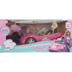 MUNECA TINY CON AUTO RADIO CONTROL 56664