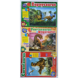 PUZZLE DINOSRURIOS 228/9/230 IMPLAS
