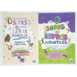 LIBRO SOPA DE LETRAS INFANTILES