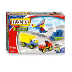 BLOCKY VEHICULOS 2 100PZAS 0601