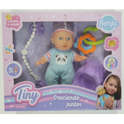BEBOTE TINY C/ACCES 22CM CUERPO DURO 55799