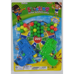 BLISTER PISTOLA LANZA BOLAS 50906