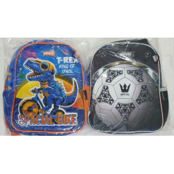 MOCHILA JARDIN 12 FUTBOL/DINO