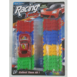 AUTO CON LUCES Y PISTAS EN BLISTER