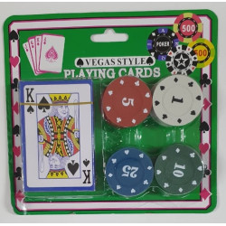 SUPER SET DE POKER 17X16CM 56019