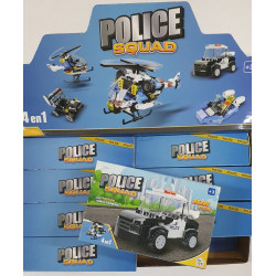 LADRILLOS POLICIA 4 EN 1 76PZAS 56024