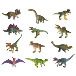 DINOSAURIO DE GOMA 6 MODELOS 20CM 55187