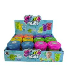 SLIME CON DINO SORPRESA 100G CAJA X12 SLIME CON DINO SORPRESA 100G CAJA X12