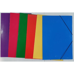 CARPETA 3/SOLAPA PLASTIF COLOR