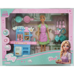 MUNECA TINY CHEFF CON ACCESORIOS 56660