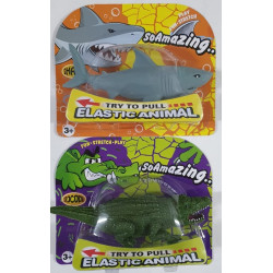 TIBURON/COCODRILO ELASTICO E/BLISTER