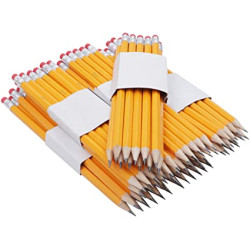 LAPIZ C/GOMA AMARILLO X144