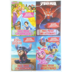 LIBRO DE PINTAR CON ACTIVIDADES 32PAGINAS