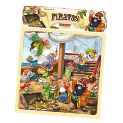 PUZZLE DURAVIT 25PZAS PIRATAS 48