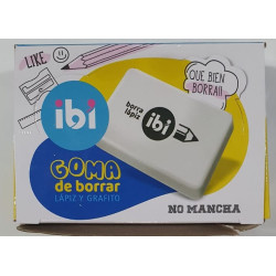 GOMAS DE BORRAR BLANCA CAJA X45