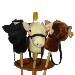 CABALLO C/PALO DE PELUCHE 2403