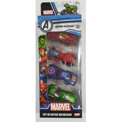 AUTITOS METALICOS X4 MARVEL 955405 AUTITOS METALICOS X4 MARVEL 955405