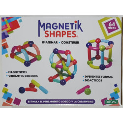 MAGNETIIK SHAPES 64PZAS 2863 DITOYS