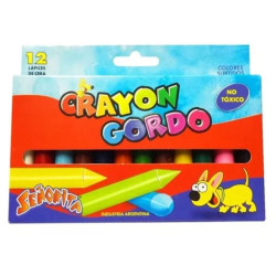 LAPICES D/CERA X12GORDOS SENOR5ITA