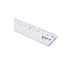REGLA CRISTAL 20CM MAPED