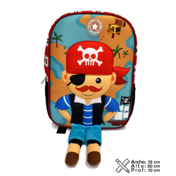 MOCHILA JARDIN PIRATA 102412