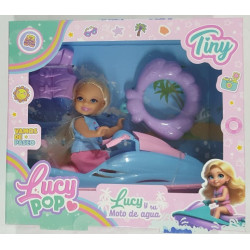 MINI MUNECA LUCY POP CON LANCHA 55656