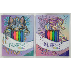 LIBRO MISTICAL RAINBOW UNICORNIO/LOBO