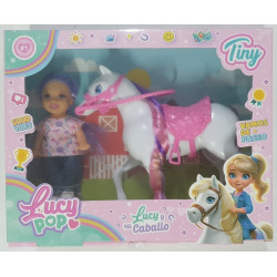 MUNECA LUCY POP TINY CON CABALLO Y ACCES 54912