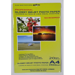 PAPEL FOTOGRAFICO A4 260GRX20