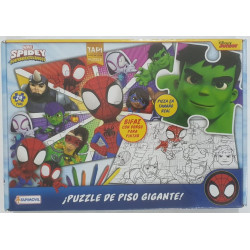 PUZZLE SUPERGIGANTE BIFAZ 24PZAS SPIDERMAN