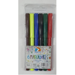 ESTUCHE MARCADORE X 6 EZCO ESTUCHE MARCADORE X 6 EZCO