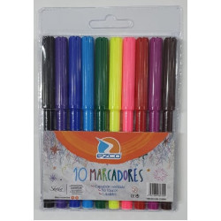 ESTUCHE MARCADORES ESCOLARES X10 EZCO ESTUCHE MARCADORES ESCOLARES X10 EZCO