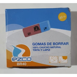 GOMA EZCO LAPIZ/TINTA BR-40 AZUL/ROJA