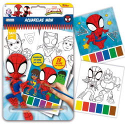 ACUARELA WOW SPIDERMAN